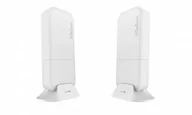 Routery - MikroTik Punkt Dostępu Wireless Wire Mikrotik RBwAPG-60ad kit 60 GHz Biały - miniaturka - grafika 1