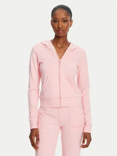 Juicy Couture Bluza Active JCSAS125401 Różowy Slim Fit - Bluzy damskie - miniaturka - grafika 1