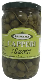 Kapary z ogonkami Saporiti 720g - La Palma - Pasztet i przetwory mięsne - miniaturka - grafika 1