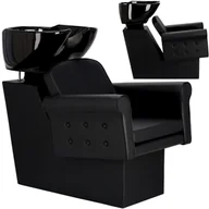 Myjki fryzjerskie - Myjnia myjka fryzjerska barberska Jade do salonu fryzjerskiego barberskiego misa ceramiczna armatura bateria słuchawka - miniaturka - grafika 1