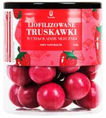 Desery dla dzieci - FORMELO LIOFILIZOWANE TRUSKAWKI W CZEKOLADZIE MLECZNEJ 110G POJEMNIK - miniaturka - grafika 1