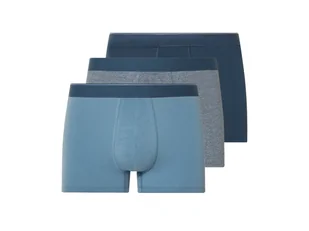 esmara Men Bokserki męskie z bawełną, 3 pary (Granatowy/niebieski, 4/S) - Majtki męskie esmara Men Bokserki męskie z bawełną, 3 pary (Granatowy/niebieski, 4/S) - Majtki męskie - miniaturka - grafika 1