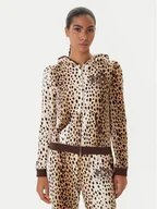 Bluzy damskie - Juicy Couture Bluza JCGAS225012A Beżowy Slim Fit - miniaturka - grafika 1