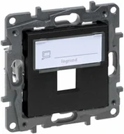 Inne akcesoria elektryczne - Legrand Niloe Step - adapter Keystone- kolor czarny 863587 863587 - miniaturka - grafika 1