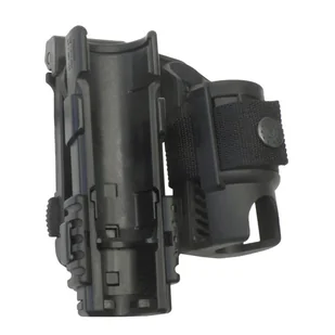Kabura obrotowa ESP SH-121-SH14 z mocowaniem UBC-02 do pałki teleskopowej 16", 18" i 21" i na gaz pieprzowy - Black - Kabury i pokrowce - miniaturka - grafika 1