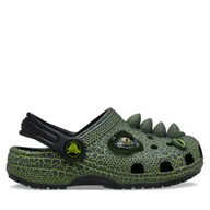 Buty dla chłopców - Klapki Crocs Classic IAM Scary Dino Clog T 211372 Czarny - miniaturka - grafika 1