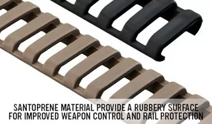 Magpul - Osłona szyny RIS Ladder Rail Panel - Czarny - MAG013-BLK - Osprzęt do wiatrówek - miniaturka - grafika 1