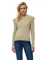 Swetry damskie - Minus Damski sweter z dzianiny Avaline 2, Wood Smoke, L - miniaturka - grafika 1