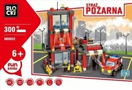 Klocki - BLOCKI Klocki Blocki Straż pożarna Remiza mała 300 elementów - miniaturka - grafika 1