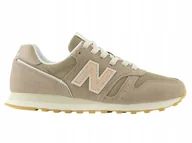 Buty sportowe damskie - Buty damskie New Balance 373 WL373TM2 skóra jasno brązowe sportowe 37 - miniaturka - grafika 1
