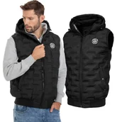 Odzież taktyczna i umundurowanie - Kamizelka z kapturem Pit Bull Carver '23 - Czarna - miniaturka - grafika 1