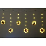 Oświetlenie świąteczne - Kurtyna świetlna 78 LED ciepły biały - miniaturka - grafika 1