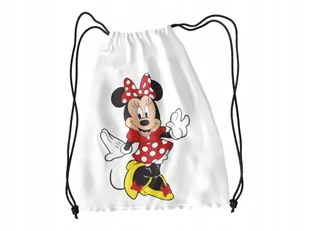 WOREK DO SZKOŁY WF/BUTY MYSZKA MINNIE + IMIĘ - Torby szkolne - miniaturka - grafika 1