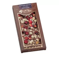 Czekolada - M.Pelczar Chocolatier Mleczna czekolada z czarną porzeczką jabłkami i cynamonem 2586-uniw - miniaturka - grafika 1