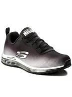 Buty sportowe damskie - Skechers Air Element 12640-BKW szary - miniaturka - grafika 1