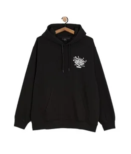 Bluza Męska VANS Scratched Records Pullover Black VN000PA9BLK1 S - Bluzy męskie - miniaturka - grafika 1