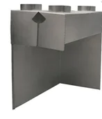 Akcesoria kominkowe - Dystrybutor 4X125 Zuzia Bs Bok Lewy - miniaturka - grafika 1