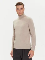 Swetry męskie - JOOP! Golf 17 Jk-04Donte 30032604 Beżowy Modern Fit - miniaturka - grafika 1
