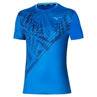 Koszulki sportowe męskie - Koszulka męska Mizuno  Mugen Shadow Graphic Tee Mugen Blue  XXL - miniaturka - grafika 1
