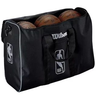 Torby sportowe - Torba Wilson NBA Authentic 6 Ball Bag (kolor Czarny, rozmiar One size) - grafika 1