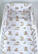 Pościel dla dzieci - Komplet pościeli dla dziecka 100x135 cm 2 el - milutkie zwierzątka - miniaturka - grafika 1