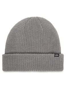 Vans Czapka Core Basic Cuff Beanie VN000QB4HTG1 Szary - Czapki damskie - miniaturka - grafika 1