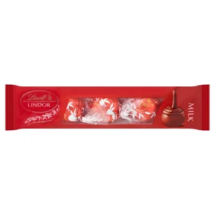 Lindt Lindor Praliny z czekolady mlecznej z nadzieniem 37 g (3 sztuki) - Batoniki - miniaturka - grafika 1