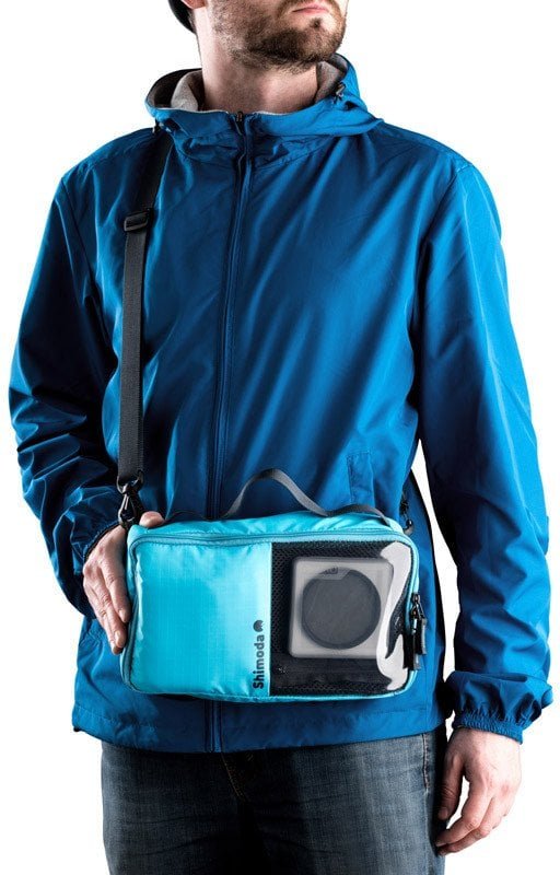 Torba Shimoda Shimoda Accessory Case Medium Blue River