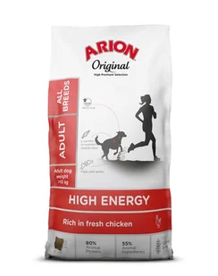ARION Original High Energy Adult All Breeds Chicken Rice 12 kg - Sucha karma dla psów - miniaturka - grafika 1