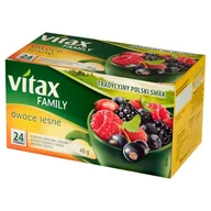 Herbata - Vitax FAMILY OWOCE LEŚNE 24 TOREBKI zakupy dla domu i biura 46838744 - miniaturka - grafika 1