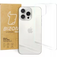 Folie ochronne do telefonów - Folia hydrożelowa na tył Bizon Glass Hydrogel, iPhone 15 Pro Max, 2 sztuki - miniaturka - grafika 1