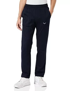 Spodnie męskie - Trigema Spodnie męskie, 100% bawełna Deluxe, Niebieski (granatowy 046), S - grafika 1