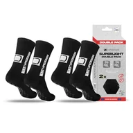 Skarpetki dla dzieci - Tapedesign – Dwupak Superlight Socks – 2 pary ultralekkich skarpet do piłki nożnej i sportu – super cienkie i elastyczne – antypoślizgowe w butach – maksymalna przyczepność i komfort noszenia podczas - miniaturka - grafika 1