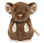 Maskotki i pluszaki - Maskotka Myszka Brązowa Siedząca - 13cm - miniaturka - grafika 1