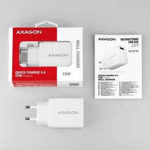 ACU-QC19W Ładowarka sieciowa QC 19W, 1x port USB-A, QC3.AFC/FCP/SMART, Biała - Ładowarki do telefonów - miniaturka - grafika 9