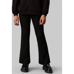 CALVIN KLEIN JEANS Spodnie flare fit - Spodnie sportowe damskie - miniaturka - grafika 1