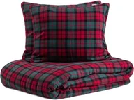 Łóżka - HOMLA Pościel TARTAN flanelowa czerwona w kratę 160x200 + 2*50x60 cm - miniaturka - grafika 1