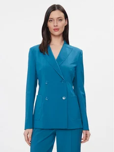 Weekend Max Mara Marynarka Nervoso 2415041041 Niebieski Regular Fit - Marynarki i żakiety damskie - miniaturka - grafika 1