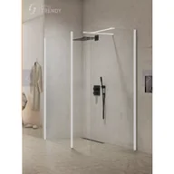 Kabiny prysznicowe - New Trendy EXK-2279 KABINA NEW MODUS WHITE WALK-IN U 100x200 CZYSTE 8mm ACTIVE SHIELD - miniaturka - grafika 1