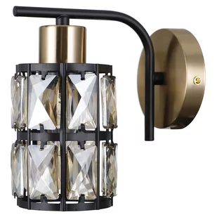 Kinkiet MENFI WL-44236-1-BK-GD Italux - Lampy ścienne - miniaturka - grafika 1