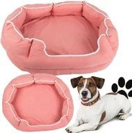 Sprzęt podróżny i transportery dla psów - Pluszowe legowisko posłanie kojec dla psa kota wygodne miękkie pluszowe - miniaturka - grafika 1