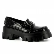 Mokasyny damskie - Damskie mokasyny na platformie CARINII - Carinii - miniaturka - grafika 1