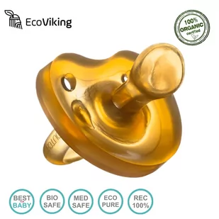 Hevea Eco Viking Eco Viking, Smoczek anatomiczny, uspokajający, 0 m+ - Smoczki uspokajające - miniaturka - grafika 1