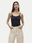 Koszulki i topy damskie - Vero Moda Top Million 10306903 Czarny Regular Fit - miniaturka - grafika 1