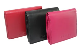 Praktyczny Portfel Uniwersalny Jennifer Jones KOMINEK Na Bilon 5834 Skóra Licowa Super Wygodny 11 x 9,5 x 2 [cm] - Portfele - miniaturka - grafika 1