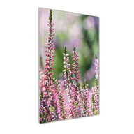 Obrazy i zdjęcia na płótnie - Fotoobraz szklany na ścianę do salonu pionowy Wrzos - miniaturka - grafika 1