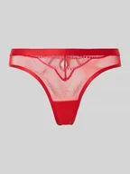 Majtki damskie - Stringi o nowoczesnym kroju z detalem w kształcie dziurki od klucza z tyłu - miniaturka - grafika 1