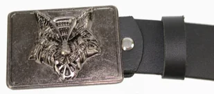 Klamra Do Paska Sprzączka Pełna Blaszka Z Bolczykiem 40 mm Metalowa Solidna KBOL40/59 "WOLF DESIGN" - Paski - miniaturka - grafika 5