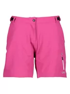 Spodnie sportowe damskie - CMP Szorty kolarskie 3w1 w kolorze różowym - miniaturka - grafika 1