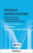 E-booki - biznes i ekonomia - Badania marketingowe. Metody, techniki i obszary aplikacji na współczesnym rynku. Rozdział 7 - miniaturka - grafika 1